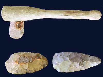 Tools found at El Pilar