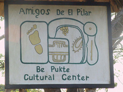 Be Pukte Cultural Center Sign